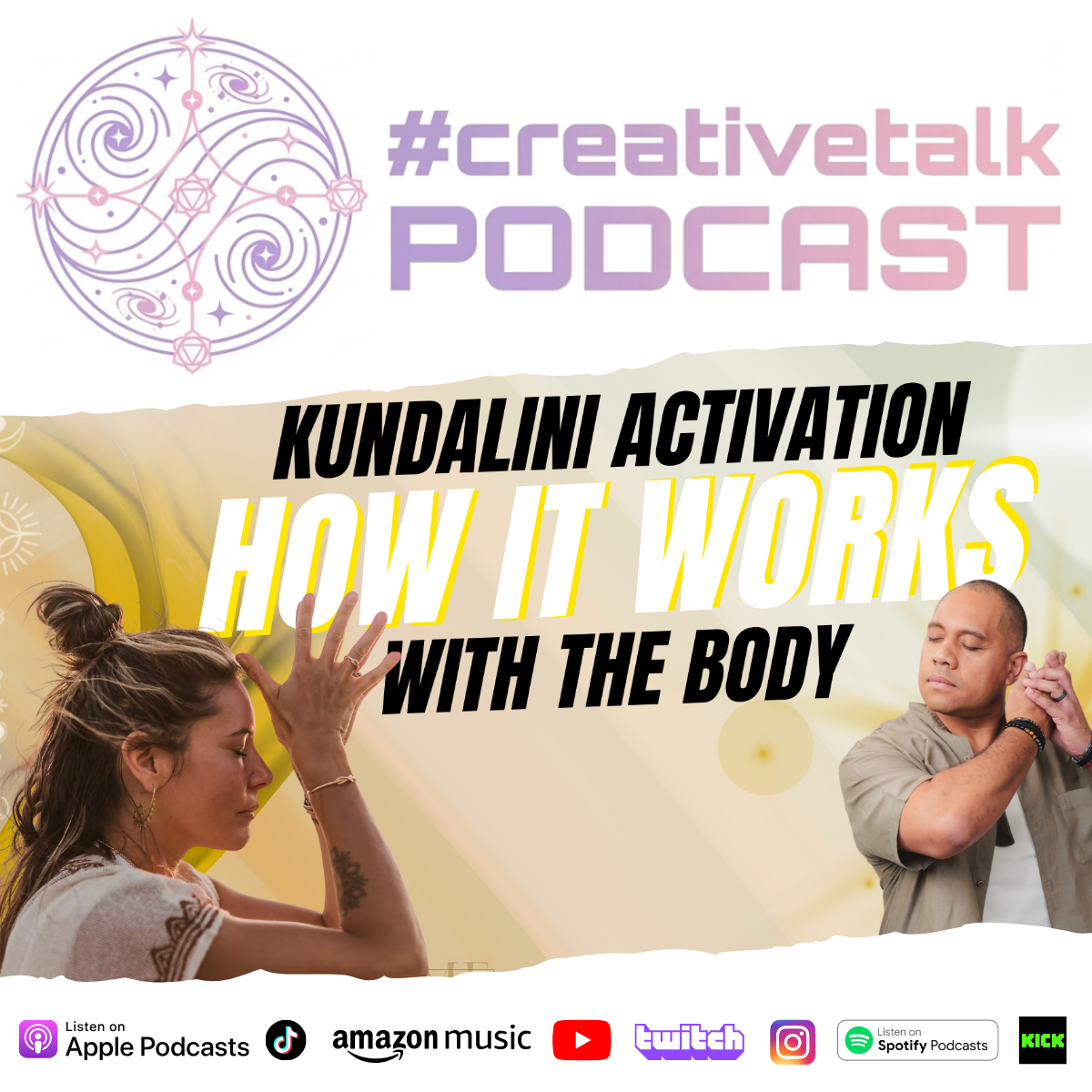 Healer Monique Eloise on the #creativetalk podcast with Amber and Kebrasca King